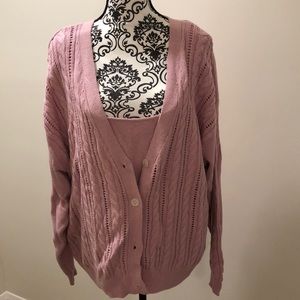 Eloquii pink sweater set